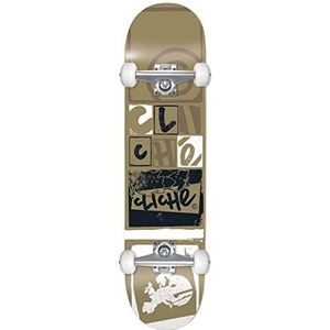Skateboard Complete, Letter Press 7,75 x 31,18, goud
