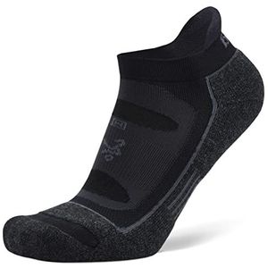 Balega Unisex's Blister Resist Performance No Show Athletic Running Socks voor mannen en vrouwen (1 paar), zwart, klein, S, Zwart, Small