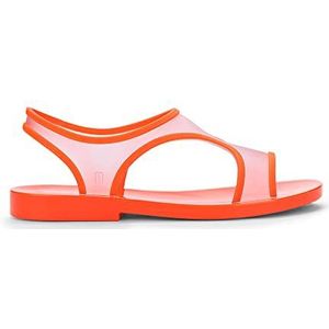 melissa Sandalen bikini, platte sandalen voor dames, Oranje, 37 EU