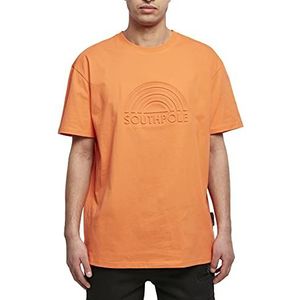 tb international gmbh Heren Southpole 3D Tee T-Shirt, Mandarijn, S