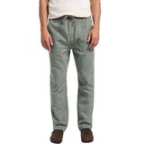 Utility Drawstring Broek - Olive Grove - Katoen Linnen Lyocell