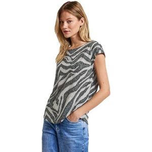 Shirttops - Pine Grove Green - Regular Fit - Korte Mouwen - Boothals