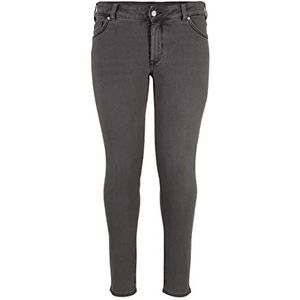 TOM TAILOR Dames Plussize skinny jeans 202212 Basic Skinny, 10264 - Dark Stone Black Denim, 48 Grote maten
