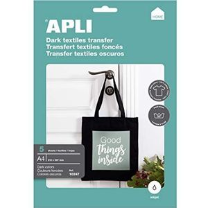 APLI 10247 - Transfer Paper A4 Gekleurde kledingstukken 5 vellen