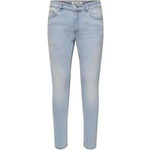 ONLY & SONS Onswarp Skinny Box PIM DNM Otl, blauw (light blue denim), 32W / 32L