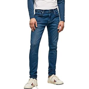 Pepe Jeans Finsbury Jeans voor heren, Blauw (Denim-vu4), 32W / 32L