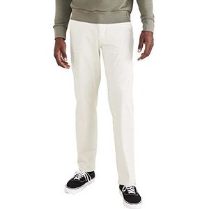 Dockers Heren Alpha 360 Sahara Khaki Lt Wgt Twil Broek, 28 32, Sahara Kaki