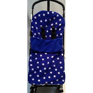 Snuggle voetenzak/COSY TOES compatibel met BabyStyle Buggy Oyster Max TS2 Gem - Blue Star