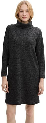 Tom Tailor - Vrijetijdsjurk - Mêlee - Mix van Polyester en Viscose