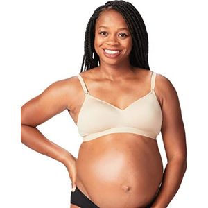 Charley M by Cake Maternity Buddy Nursing beha voor dames, naadloos | Contour T-shirt zwangerschapsbeha voor zwangerschap, Naakt, XXL
