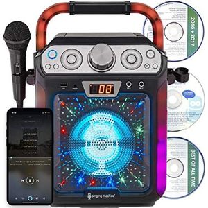 Singing Machine SML682BTBK karaoke systemen zwart