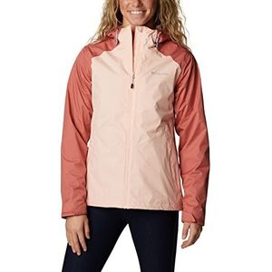 Columbia Inner Limits II waterdichte jas voor dames, perzikbloesem, donker koraal, XS