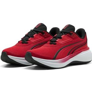 PUMA SOFTRIDE EXO JR Sneaker, voor alle tijden, rood zwart, 3 UK, For All Time Red PUMA Black, 35.5 EU