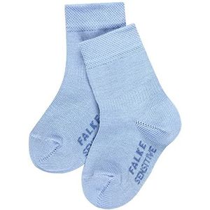 FALKE Uniseks-baby Sokken Sensitive B SO Katoen Met comfort tailleband 1 Paar, Blauw (Crystal Blue 6290), 50-56