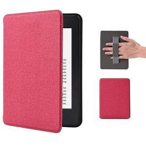 Kindle Paperwhite 11e generatie hoes 2021 met magnetische, 6,8 inch smartcover case met polsband en autoslaap-waakfunctie, Signature Edition kinderhoezen 2024 mintgroen