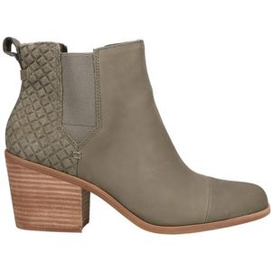 TOMS Everly laars voor dames, Olive Night Suede reliëf wafel, 42.5 EU
