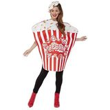 Popcorn Costume, Red & White, All In One & Hat