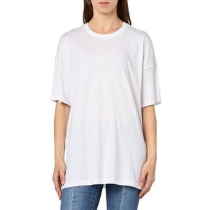 ONLY Dames Onlmay Life S/S Oversized Top JRS T-shirt, wit, XS