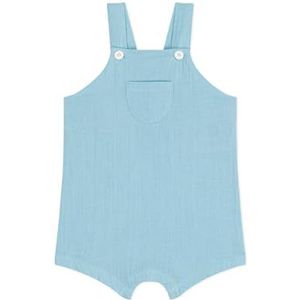 Petit Bateau Korte tuinbroek voor babyjongens, Aquatic, 6 Maanden