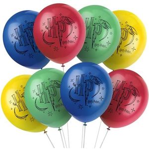 Warner Bros. 23585 - Latexballonnen - 30 cm - Harry Potter-Feest - 8 Stuks (Pak van 1)