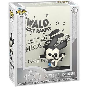 Funko Pop! Art Cover: Disney 100 - Oswald The Lucky Rabbit - vinyl verzamelfiguur - cadeau-idee - officiële handelsgoederen - speelgoed voor kinderen en volwassenen - modelfiguur voor verzamelaars en