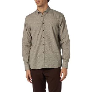 bugatti Vrijetijdshemd voor heren, 1:1 mouw, Oranje-670, XXL