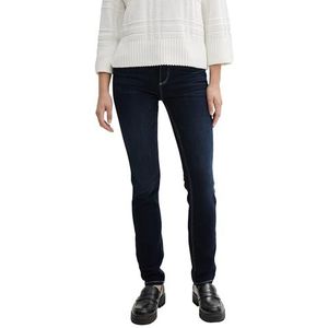 TOM TAILOR Dames Jeans Kate Slim, 10138 - Rinsed Blue Denim, 32W / 32L