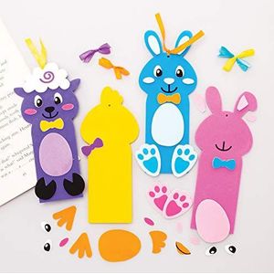 Baker Ross Pasen bladwijzer knutselset (8 stuks) kleine cadeaus om te knutselen voor kinderen AT503