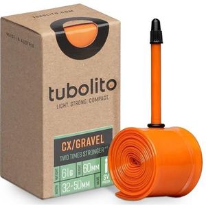 Tubolito Tubo cx/grind Presta Klep, Oranje, 700 x 30-47mm, 60mm
