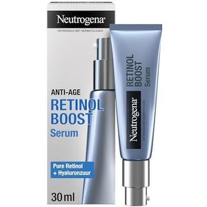 Neutrogena Retinol Boost Serum, Anti-Age Serum met Pure Retinol & Hyaluronzuur, Vermindert Fijne Lijntjes, Rimpels & Pigmentvlekken, 30 ml