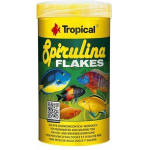 Tropical Spirulina Flakes Plantaardige vlokkenvoer met Spirulina, per stuk verpakt (1 x 250 ml)