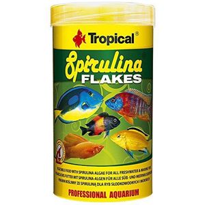 Tropical Spirulina Flakes Plantaardige vlokkenvoer met Spirulina, per stuk verpakt (1 x 250 ml)