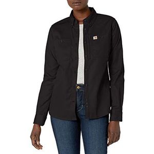 Carhartt Rugged Professional Long-Sleeve dameshemd, zwart, XL