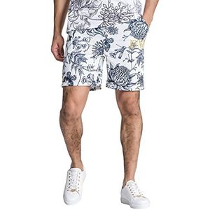 Gianni Kavanagh White Light Breeze Casual Shorts voor heren, Wit, XS