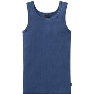 Schiesser Tankonderhemd voor jongens, blauw (jeansblauw 816), 164 cm