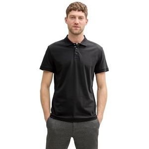 TOM TAILOR Poloshirt voor heren, 29999 - Black, M