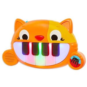 B. Speelgoed - Mini Toy Keyboard - Baby Piano - Liedjes, Geluiden & Lichten - Sensorisch Babyspeelgoed - Mini Meowsic - 6 maanden +