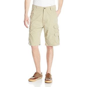 Wrangler Men's Big-Tall Authentics Premium Cargo Short, Camel, 44