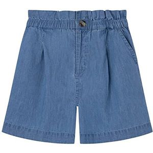 Pepe Jeans Jimena Shorts voor meisjes, Blauw (Bay), 8 Jaren