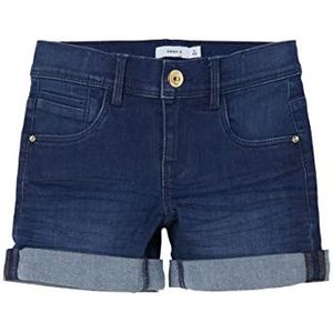 Name It Dames Nkfsalli Dnmtasis Shorts Noos, Medium Blauw Denim