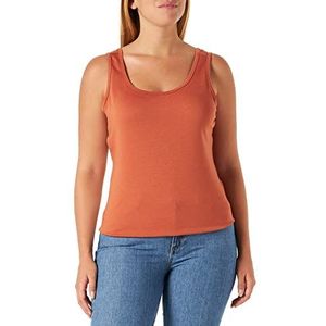 Amazon Essentials Tanktop voor dames (verkrijgbaar in grote maten), karamel, 5X