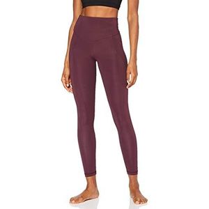 Shambhala Barcelona Beertjesleggings/sportleggings, van gerecycled kunststof, voor dames, aubergine, maat S