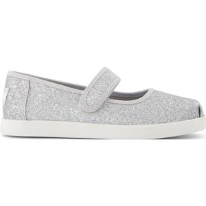 TOMS Jeugd meisjes Nora Mary Jane jurk casual, zilver iriserende glimmer, 13 UK, Zilveren iriserende glimmer, 32.5 EU