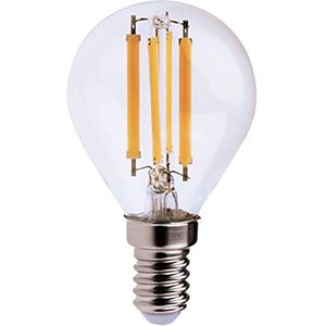 LED-gloeidraadlamp, Mini-bolvormig P45, 6W / 806lm, E14-fitting, 4000K