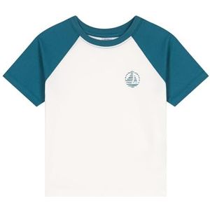Petit Bateau T-shirt met korte mouwen voor kinderen en jongeren, malvavisco/libelle, 3 jaar