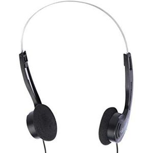 Vivanco SR 3030 stereo hoofdtelefoon (101dB, 3,5 mm jackstekker, 1,1 m) zwart