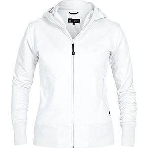 Texstar WC03 Cardigan, dames capuchon maat 2XL, wit