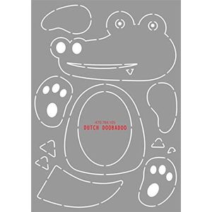 Dutch Doobadoo DDBD Card Art Built Up krokodil A5
