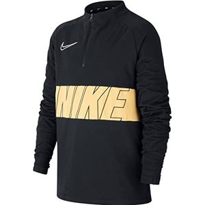 Nike Dry ACD Dril Top Sa, trainingspak voor kinderen, zwart/jersey, goud/wit, M