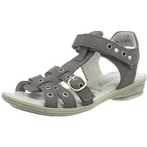 Däumling Maxi Romeinse sandalen voor meisjes, Grijs Turino Smoked Pearl, 35 EU